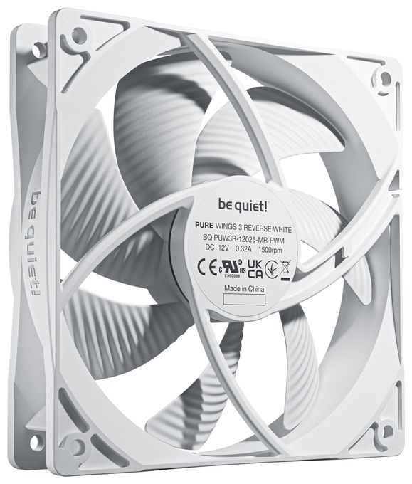 Pure Wings 3 120mm | PWM Reverse White Triple-Pack 