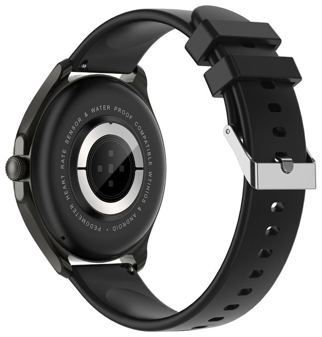 Smartwatch Rund IP67  402 (dunkel-metallic) 