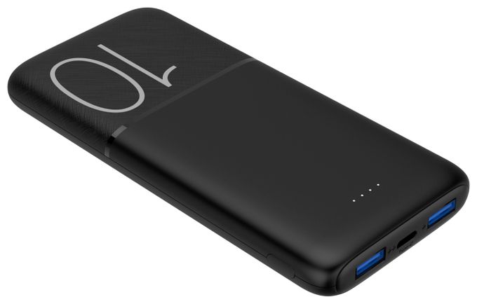 10000 mAh Powerbank USB Typ-C  Phantom II Power Delivery (Schwarz) 