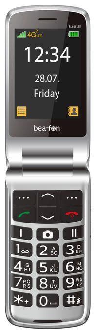 4G Smartphone 7,11 cm (2.8 Zoll) 1,3 MP Single SIM  SL645 (Schwarz, Silber) 