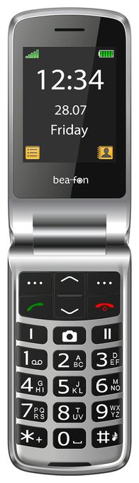 4G Smartphone 7,11 cm (2.8 Zoll) 3 MP Single SIM  SL645 plus (Schwarz, Silber) 
