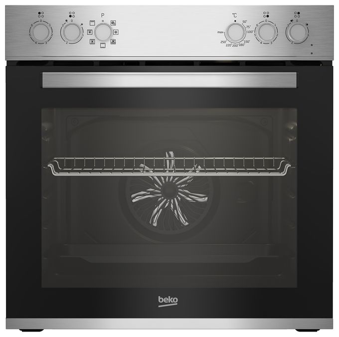 Herdset groß AutoClean SteamShine mit 60 cm Glaskeramik Kochfeld BBUE12020X 