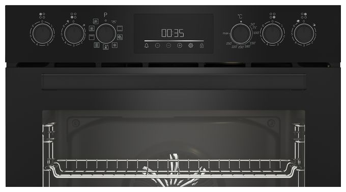 Herdset groß AutoClean SteamShine mit Induktions Kochfeld BBUM17341BE 