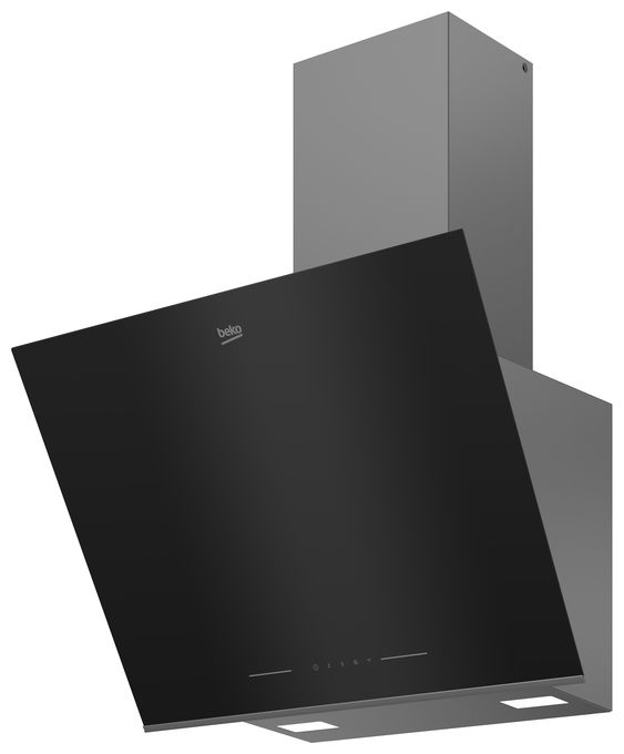 Abluft/Umluft Dunstabzugshaube/Esse Wand 60 cm (Schwarz) BHCA66641BBHS 