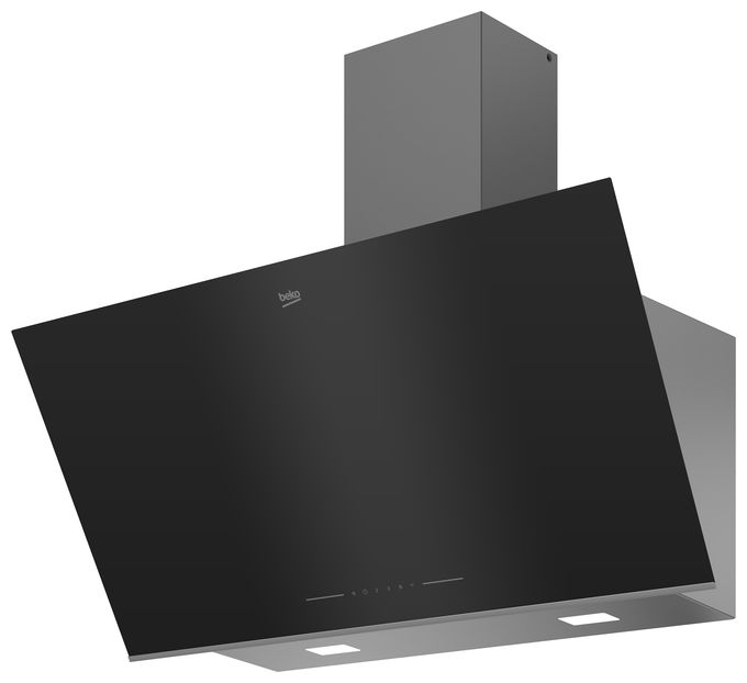 Abluft/Umluft Dunstabzugshaube/Esse Wand 90 cm (Schwarz) BHCA96641BBHS 