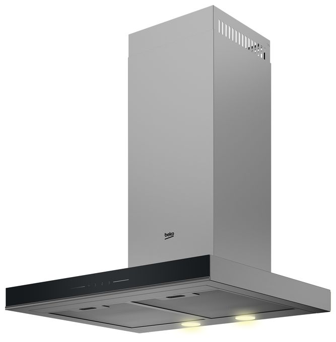 Abluft/Umluft Dunstabzugshaube/Esse Wand 60 cm (Schwarz, Edelstahl) BHCB63640BH 