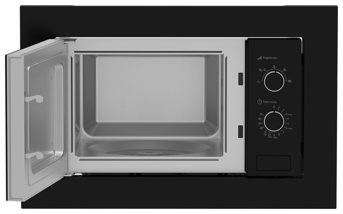 Freistehende Mikrowelle 800 W Größe: klein 5 Stufen  BMOB20202B (Schwarz) 