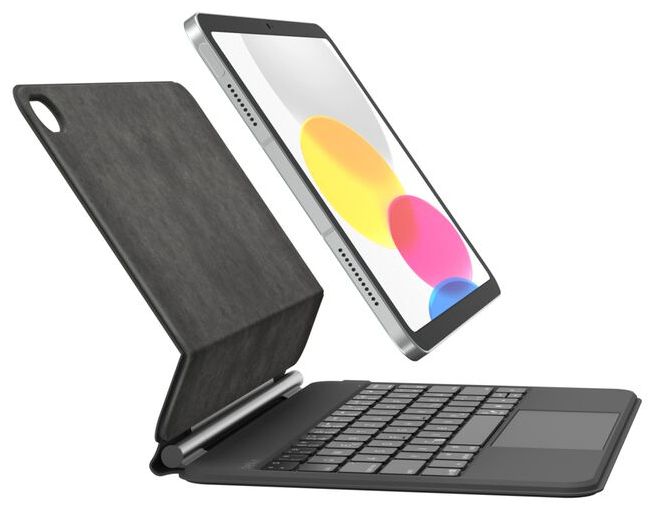 für Apple iPad 10.9" (10 Gen) bis 27,7 cm (10.9") mit Magnetisch  BBZ002de-V3 (Schwarz) 