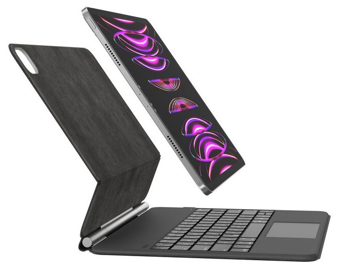 für Apple iPad Pro 13" (M4) bis 33 cm (13") mit Magnetisch  BBZ003de-V2 (Schwarz) 