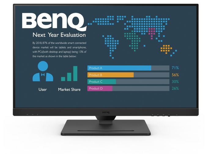Quad HD Monitor 68,6 cm (27 Zoll) 16:9 5 ms 350 cd/m²  BL2790QT (Schwarz) 