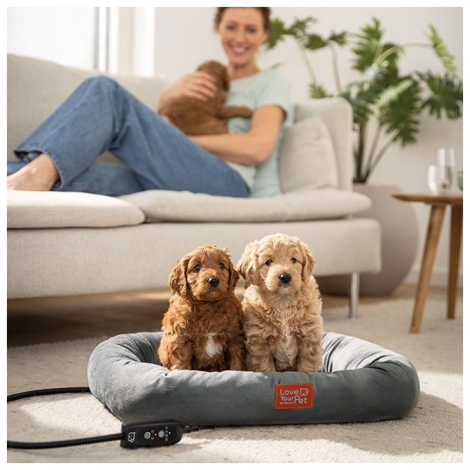  PP250 Kira Wärmebett für Katze & Hunde (Grau) 