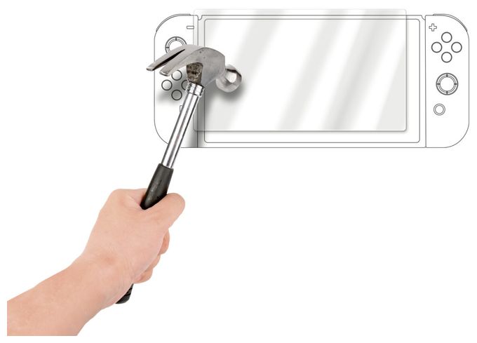 Nintendo Switch OLED  Tempered Glass Screen Protector (Transparent) 