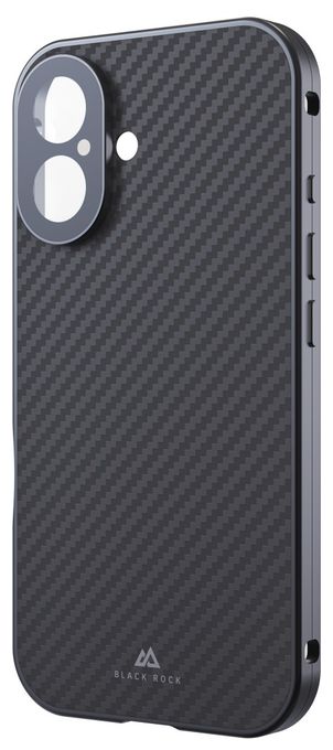 Cover für Apple iPhone 16 (Schwarz, Transparent) 360° Glass 