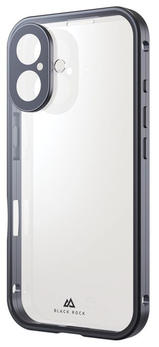 Cover für iPhone 16  360 Grad Glass (Schwarz) 