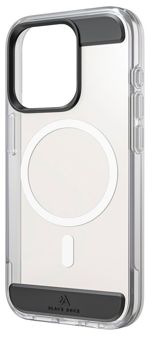 Cover für Apple iPhone 15 Pro (Schwarz, Transparent) Mag Air Protection Case 