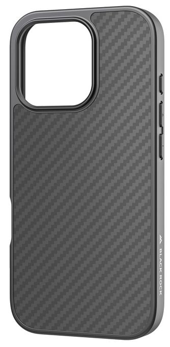 Cover für Apple iPhone 16 Pro  Robust Carbon Case (Schwarz) 