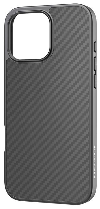 Cover für Apple iPhone 16 Pro Max  Robust Carbon Case (Schwarz) 