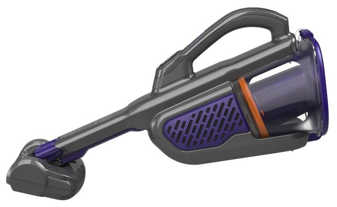 Handstaubsauger Beutellos bis 20 min Laufzeit 18 V  BHHV520BFP Dustbuster (Schwarz, Violett) 