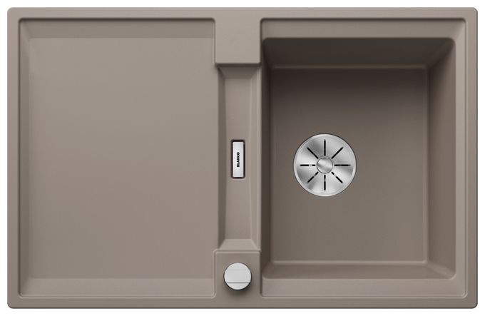 Silgranit 1 Becken  ADIRA 45 S Einbauspüle für 45 cm Unterschrank (Grau) 