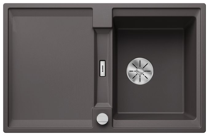 Silgranit 1 Becken  ADIRA 45 S Einbauspüle für 45 cm Unterschrank (Grau) 
