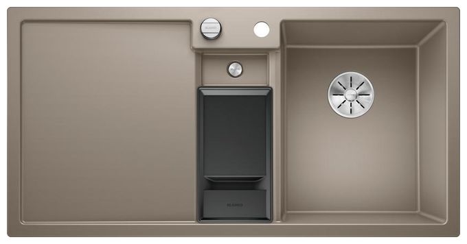 Silgranit 3 Becken  COLLECTIS 6 S Einbauspüle für 60 cm Unterschrank (Beige) 