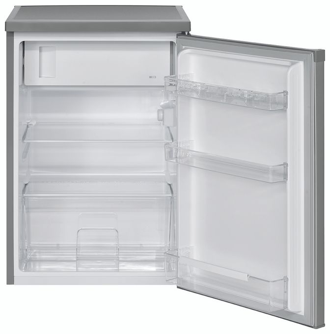 120 l / 107 l Tischkühlschrank EEK: E 137 kWh Jahr  KS2184 (Edelstahl) 