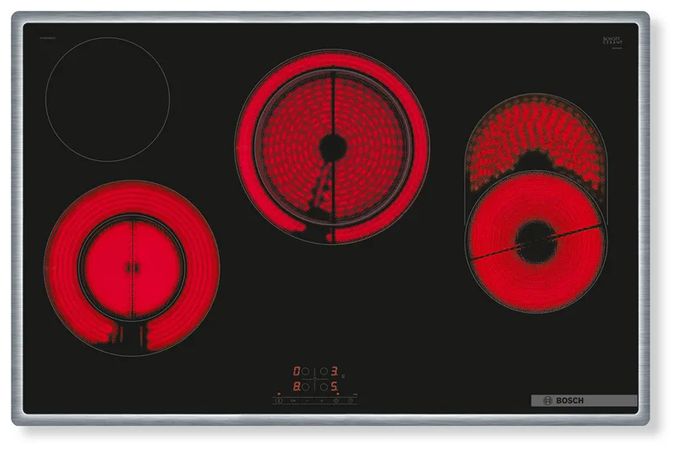 Backofen-Set groß AutoClean mit autarkem 80 cm Glaskeramik Kochfeld HBD672LS83 (HBG578BS3 + PKH845BB1D) 