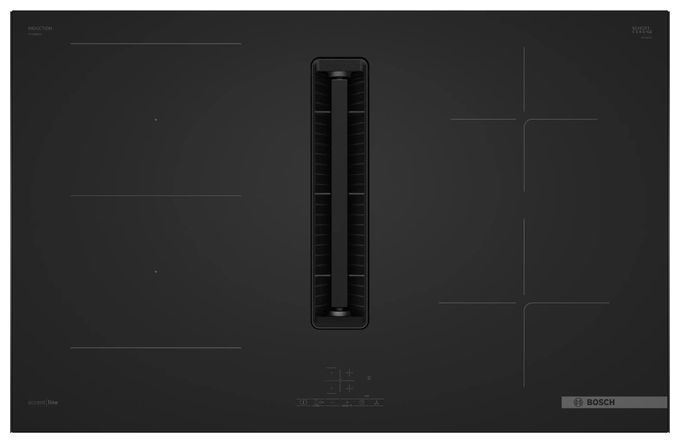 Backofen-Set groß AutoClean mit autarkem 81,2 cm Induktions Kochfeld HBDMATTBK4 (HBG974LM1 + PVS89BB16E) 