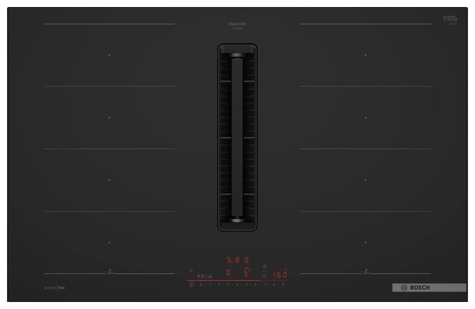 Backofen-Set groß AutoClean mit autarkem 81,2 cm Induktions Kochfeld HBDMATTBK7 (HBA4720M3 + PXL89BH26E) 