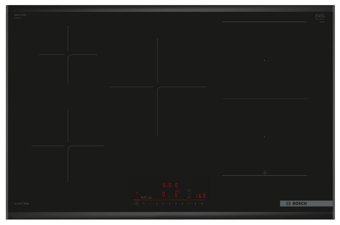 Backofen-Set groß AutoClean mit autarkem 81,6 cm Induktions Kochfeld HBDPROTEC2 (HBA4720B3 + PVW890HC1E) 