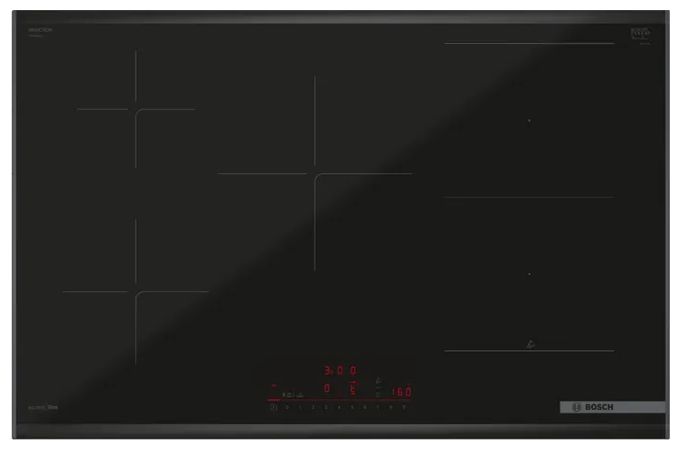 Backofen-Set groß AutoClean mit autarkem 81,6 cm Induktions Kochfeld HBDPROTEC4 (HBG972KB1 + PVW890HC1E) 