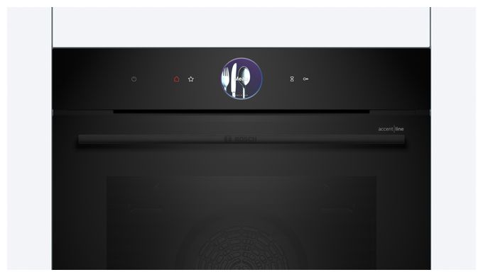 Einbaubackofen groß AutoClean (Schwarz) Serie 8 HBG976MB1 