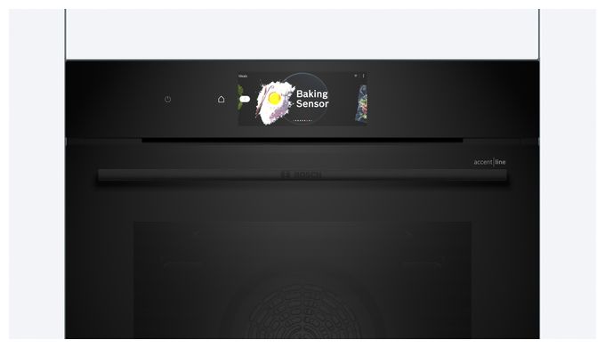 Einbaubackofen groß AutoClean (Schwarz) Serie 8 HBG978NB1 