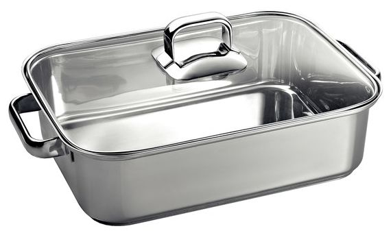 (Edelstahl) HEZ390011 Multibräter für FlexInduction Kochfelder Edelstahl 