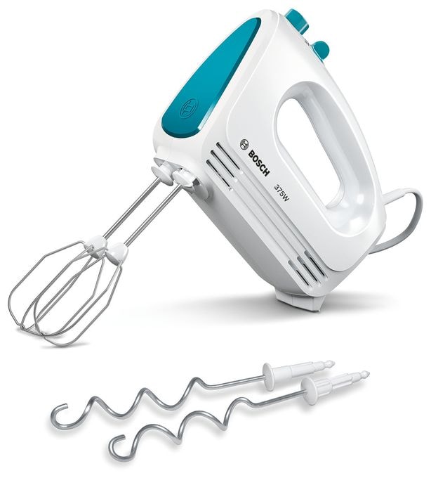 Handmixer 375 W 4 Stufen  MFQ2210D CleverMixx Fun (Blau, Weiß) 