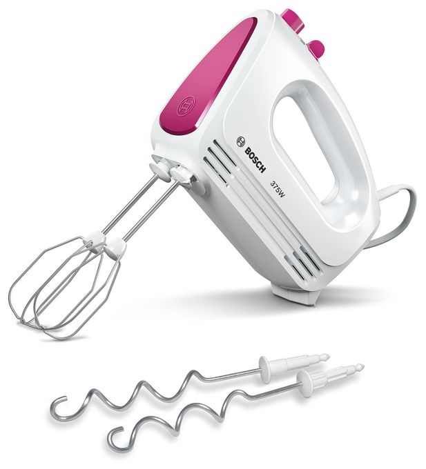 Handmixer 375 W 4 Stufen  MFQ2210P CleverMixx Fun (Pink, Weiß) 