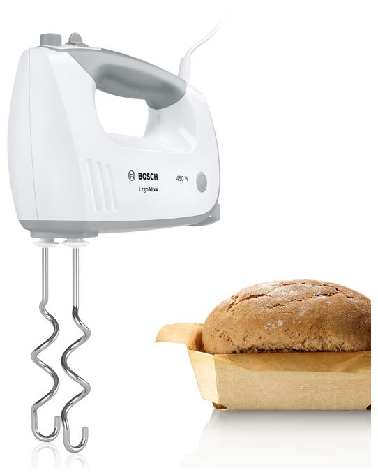 Handmixer 450 W 5 Stufen  MFQ36400 ErgoMixx (Grau, Weiß) 