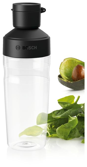 Tritan (Schwarz, Transparent) MMZV0BT1 VitaMaxx Trinkflasche 
