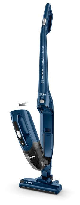 Handstaubsauger Beutellos bis 40 min Laufzeit 14,4 V  Serie 2 BCHF216S (Blau) 