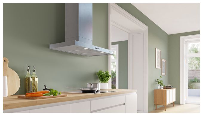 Abluft/Umluft Dunstabzugshaube/Esse Wand 90 cm (Edelstahl) Serie 2 DWB93BC30 