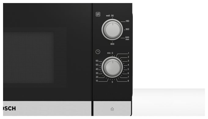 Freistehende Mikrowelle 800 W Größe: klein 5 Stufen  Serie 2 FFL020MS2 (Schwarz, Edelstahl) 