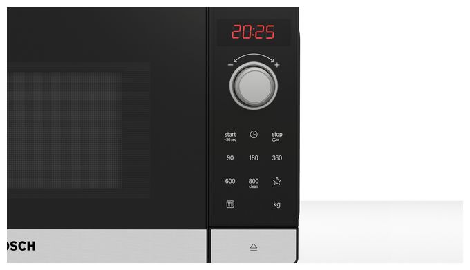 Freistehende Mikrowelle 800 W Größe: klein  Serie 2 FFL023MS2 (Schwarz, Edelstahl) 