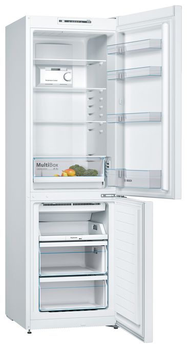216 l / 89 l Kühl-Gefrierkombi freistehend NoFrost 239 kWh Jahr  Serie 2 KGN36NWEA (Weiß) 