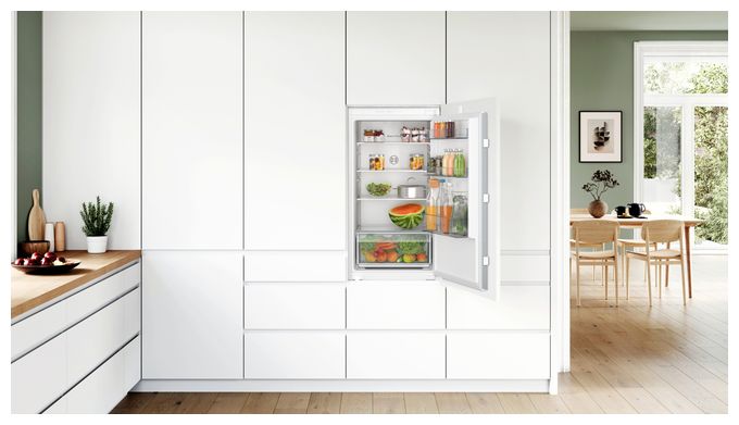 165 l 102,5 cm Einbaukühlschrank EEK: E 96 kWh Jahr Serie 2 KIR31NSE0 Schlepptür 