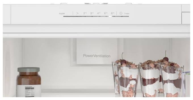 310 l 177,5 cm Einbaukühlschrank EEK: E 114 kWh Jahr Serie 2 KIR81NSE0 Schlepptür 