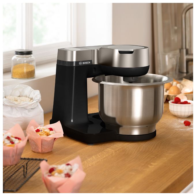 900 W Küchenmaschine 3,8 l  Serie 2 MUMS2VM00 (Schwarz, Silber) 