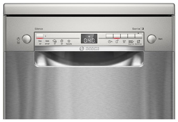 45 cm Geschirrspüler freistehend Leise 10 Maßgedecke aquaStop Funktion Serie 2 SPS2HKI42E 