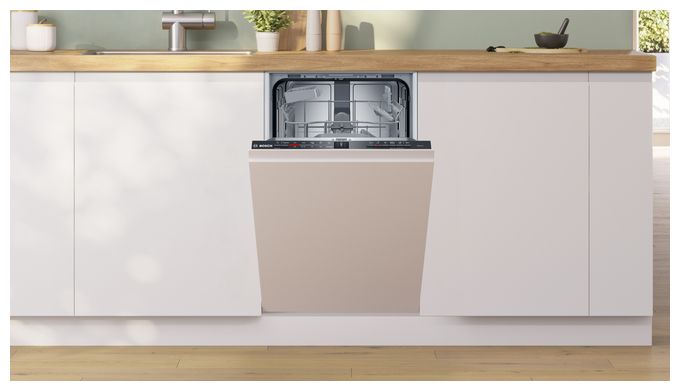 45 cm Geschirrspüler vollintegriert (ohne Front) Leise 10 Maßgedecke aquaStop Funktion Serie 2 SPV2HKX02E 