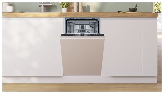 45 cm Geschirrspüler vollintegriert (ohne Front) Leise 10 Maßgedecke aquaStop Funktion Wärmetauscher Serie 2 SPV2HMX02E 