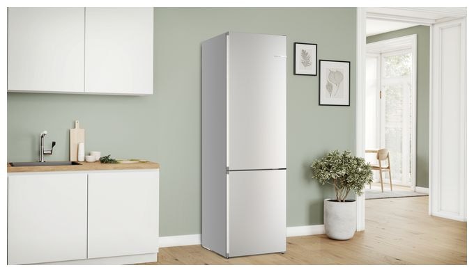 260 l / 103 l Kühl-Gefrierkombi freistehend NoFrost 101 kWh Jahr  Serie 4 KGN392I1F (Edelstahl) 